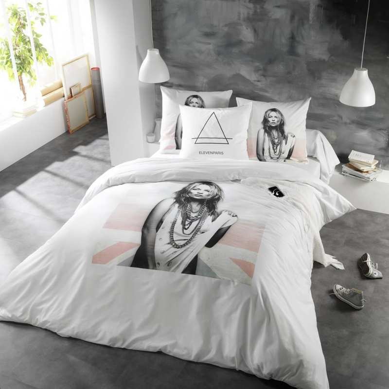 Housse de Couette Kate Moss 140x200 - Eleven Paris Housse de Couette Kate Moss 140x200 - Eleven Paris
