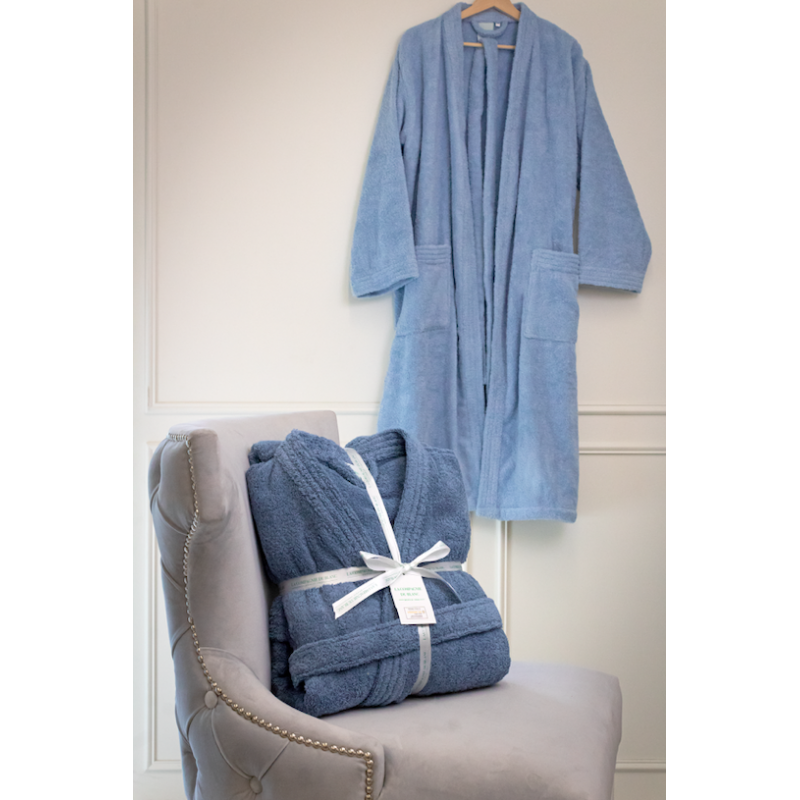 spa hôtel 100 % coton idéal pour salle de sport de qualité hôtelière Peignoir de bain unisexe de style kimono en tissu éponge douche